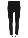 Nensi Dojaka Blackwhite Sadie Leggings In Black