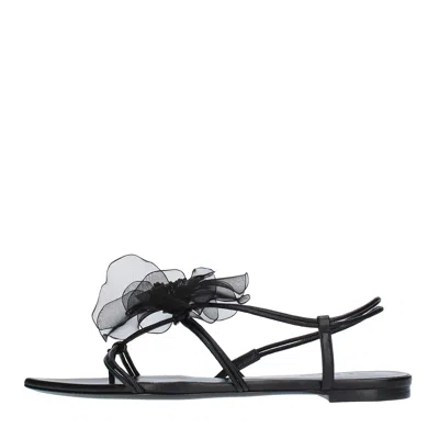 Nensi Dojaka Sandals Black In Nero Neri E Grigi