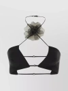 NENSI DOJAKA SCULPTED BUSTIER WITH ADAPTABLE STRAPS AND ORNATE EMBELLISHMENT
