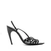 Nensi Dojaka Woman Sandals Black Size 8 Textile Fibers In Black