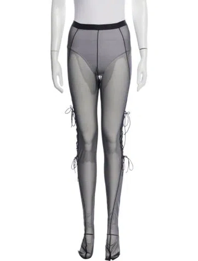 Pre-owned Nensi Dojaka Skinny Leg Pants In Black