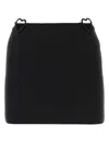 Nensi Dojaka Black Heart Cut-out Detail Miniskirt In Black
