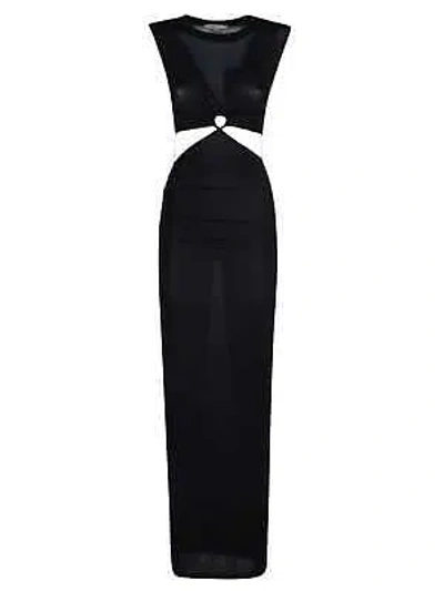 Pre-owned Nensi Dojaka Sleeveless Maxi Dress L In Black