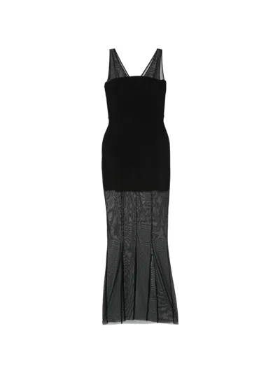 Nensi Dojaka Sleeveless Maxi-dress In Brown