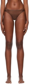 Nensi Dojaka Ssense Exclusive Brown Briefs In 492 Desert Palm