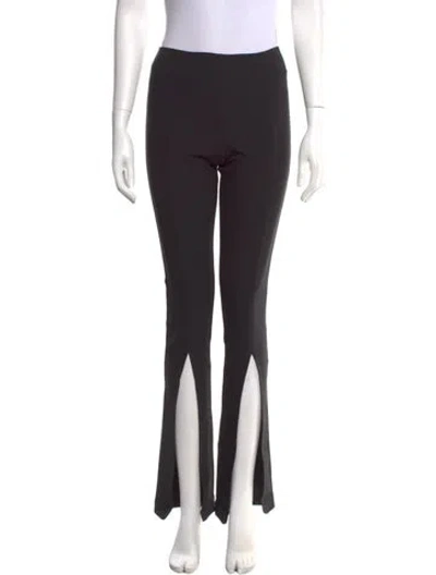 Pre-owned Nensi Dojaka Straight Leg Pants In Black