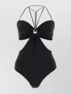 Nensi Dojaka Ssense Exclusive Black One-piece Swimsuit In Black