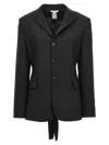 Nensi Dojaka Black Black Black Black Black Black Black Black Black Black Black Black Tailored Blazer In Black