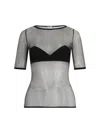 Nensi Dojaka Top In Black