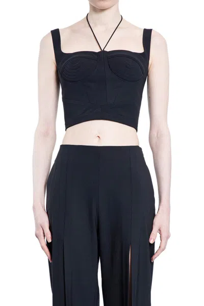 Nensi Dojaka Tops In Black