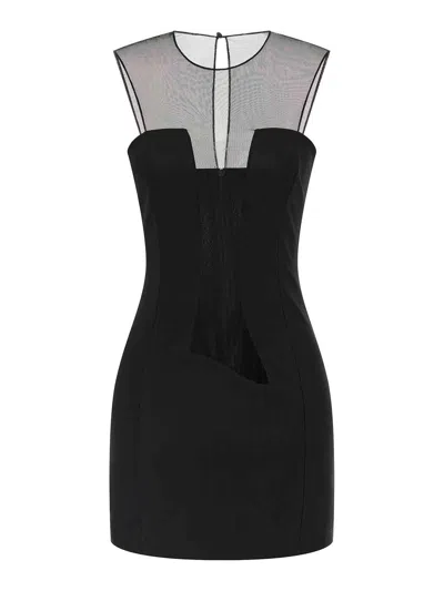 NENSI DOJAKA VESTIDO MIDI - NEGRO