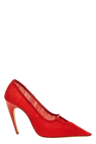 NENSI DOJAKA NENSI DOJAKA TULLE PUMPS