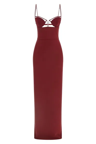 NENSI DOJAKA 'V-WIRE BRA MAXI' DRESS