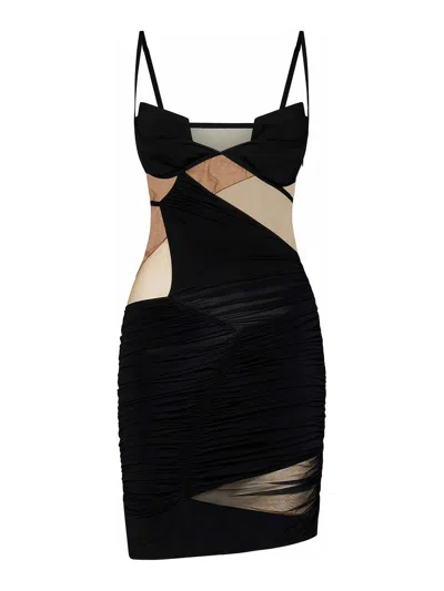 NENSI DOJAKA VESTIDO CORTO - NEGRO