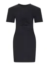 Nensi Dojaka Women's Cut-out Mini T-shirt Dress In Black