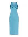Nensi Dojaka Vestido Midi - Azul