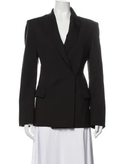 Pre-owned Nensi Dojaka Virgin Wool Blazer In Grey