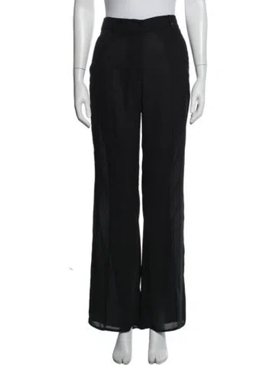 Pre-owned Nensi Dojaka Wide Leg Pants In Black