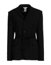 Nensi Dojaka Woman Blazer Black Size S Virgin Wool, Elastane In Black