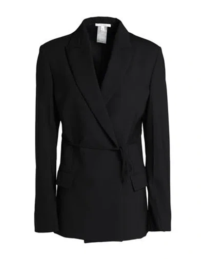 Nensi Dojaka Woman Blazer Black Size S Virgin Wool, Elastane