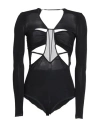Nensi Dojaka Woman Bodysuit Black Size M Cupro, Elastane