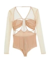 Nensi Dojaka Woman Bodysuit Blush Size S Cupro, Elastane In Pink