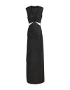 Nensi Dojaka Woman Maxi Dress Black Size M Viscose, Polyester In Black