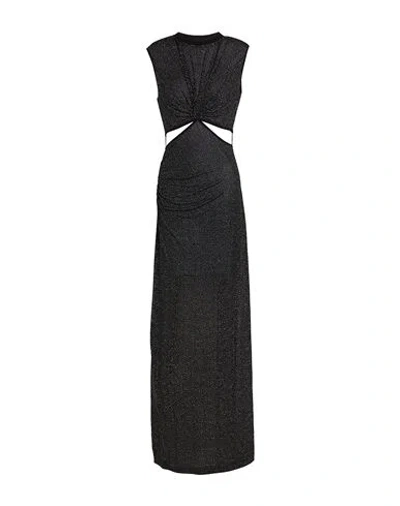 Nensi Dojaka Woman Maxi Dress Black Size M Viscose, Polyester