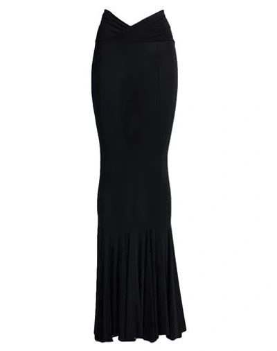 Nensi Dojaka Woman Maxi Skirt Black Size M Viscose, Elastane