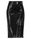 Nensi Dojaka Woman Midi Skirt Black Size Xs Polyester, Polyamide, Elastane