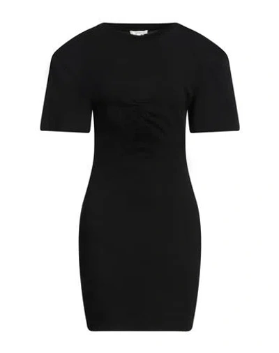 NENSI DOJAKA NENSI DOJAKA WOMAN MINI DRESS BLACK SIZE L COTTON