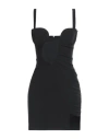 Nensi Dojaka Woman Mini Dress Black Size M Viscose, Polyester, Elastane