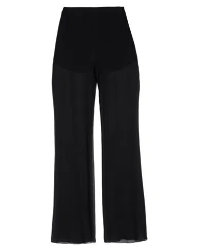 Nensi Dojaka Woman Pants Black Size M Silk