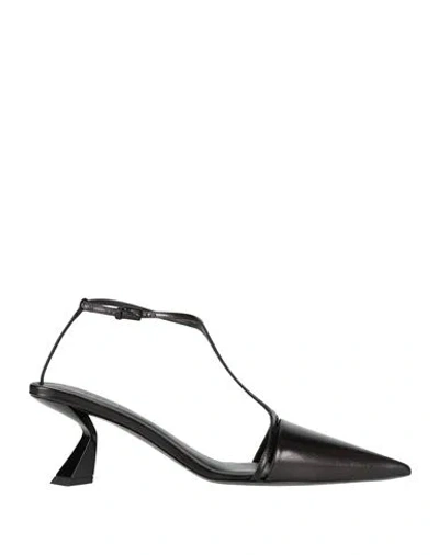 Nensi Dojaka Woman Pumps Black Size 7 Leather