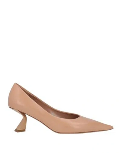 Nensi Dojaka Woman Pumps Blush Size 8 Calfskin In Pink