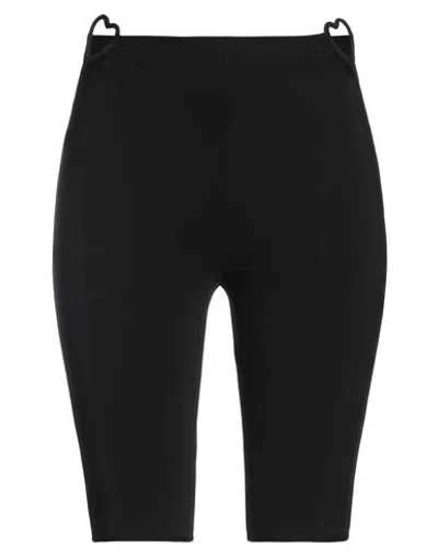 Nensi Dojaka Woman Shorts & Bermuda Shorts Black Size M Polyester, Elastane
