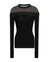 Nensi Dojaka Woman Sweater Black Size M Viscose, Polyester, Polyamide In Black