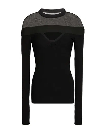 Nensi Dojaka Woman Sweater Black Size M Viscose, Polyester, Polyamide