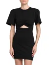 Nensi Dojaka Women's Cut-out Mini T-shirt Dress In Black