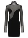 Nensi Dojaka Mini Dress In Black