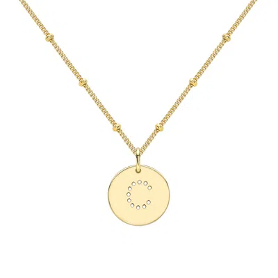 Neola Design Women's Gold Alphabet C Necklace