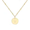 Neola Design Women's Gold Alphabet V Necklace In Gold