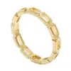 Neola Design Women's Gold Chain Stacking Ring Polo In Gold