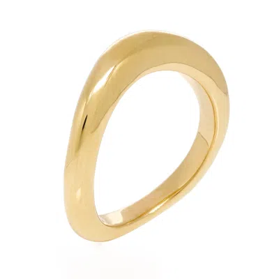 Neola Design Women's Gold Ring Wave