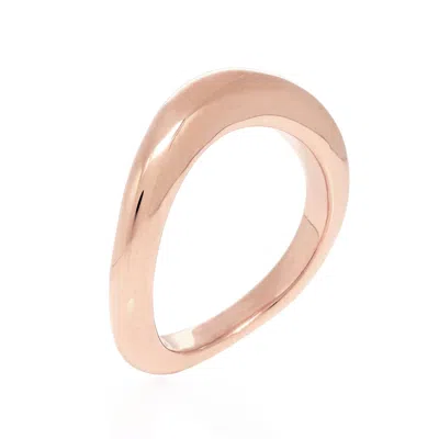 Neola Design Women's Rose Gold Wave Ring