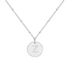 Neola Design Women's Silver Alphabet Z Necklace In Silver