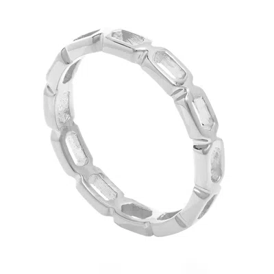 Neola Design Women's Sterling Silver Chain Polo Ring