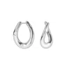 Neola Design Women's Sterling Silver Twisted Hoop