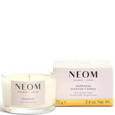 Neom Happiness Scented Travel Candle In Pattern