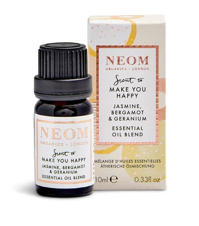Neom Jasmine, Bergamot & Geranium Essential Oil Blend In White